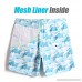 MaaMgic Mens Short Swim Trunks Boys Quick Dry Beach Broad Shorts Swim Suit with Mesh Lining Wave Camo B07LBN39R6
